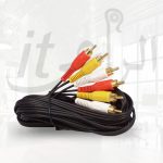 CABLE AUDIO 3*3 BLACK ZERO